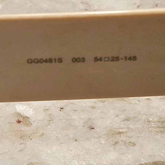 RARE GUCCI HOLLYWOOD FOREVER OVERSIZED SQUARE IVORY MASK EMBELLISHED SUNGLASSES - Picture 9 of 11